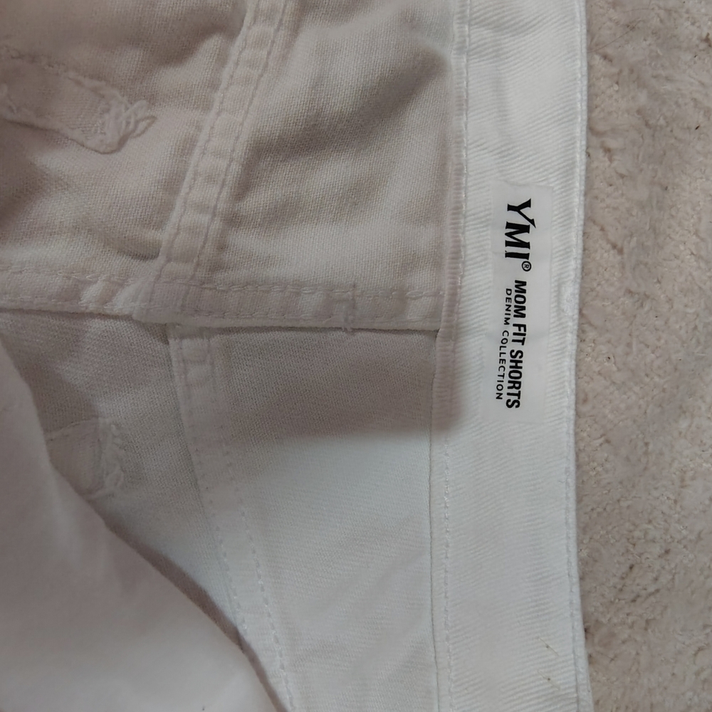 New Without Tags YMI White Denim Shorts